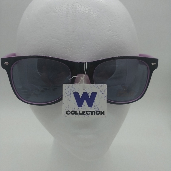 W2zone Black Purple Sunglasses - Picture 3 of 4